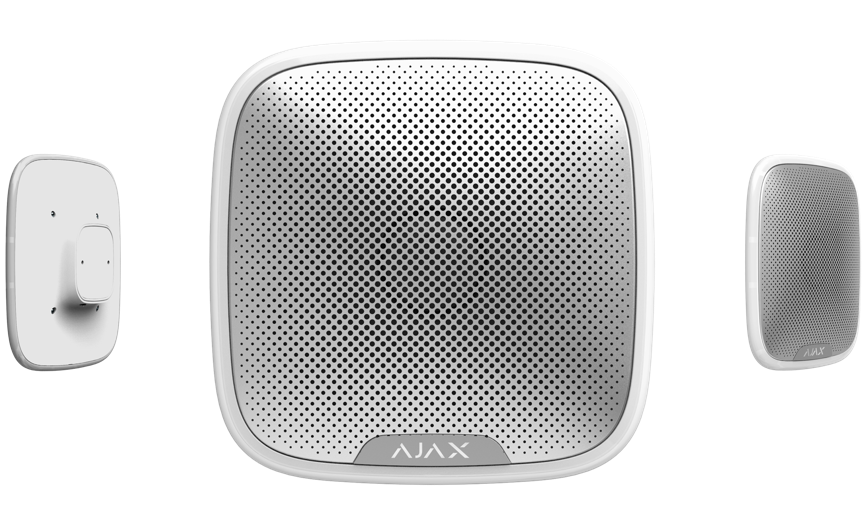 Ajax StreetSiren White - wireless outdoor siren - white